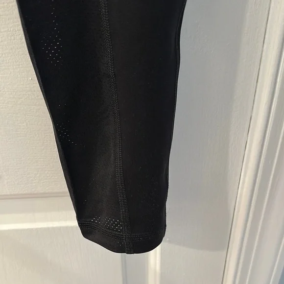 NWT Adidas Black Leggings with Gray Stripes - Picture 10 of 14